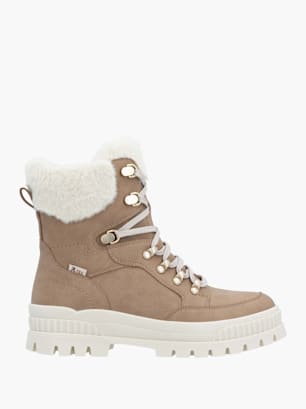 Rieker Sport Damen Schnürstiefel Beige