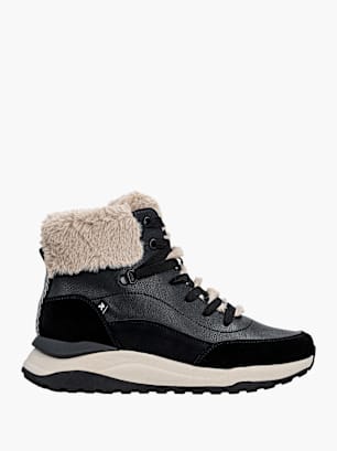 Rieker Damen Schnürstiefel Schwarz