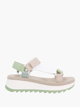 Rieker Sport Damen Riemchensandalen Weiß