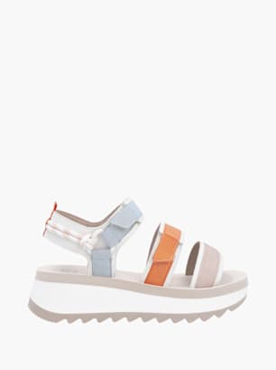 Rieker Damen Riemchensandalen Beige