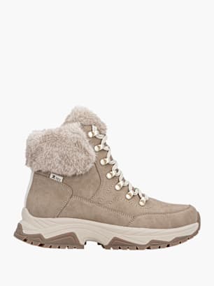 Rieker Damen Schnürstiefel Beige