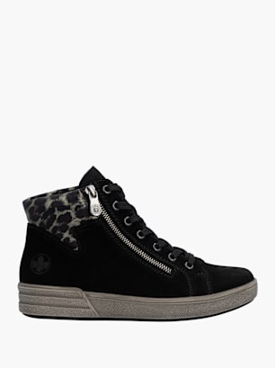 Rieker Damen Sneaker High Schwarz