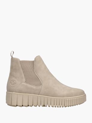 Rieker Damen Chelsea Boots Beige