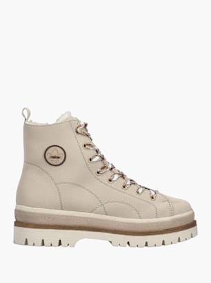 Rieker Damen Schnürstiefel Beige