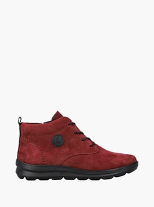 Rieker Damen Schnürstiefel Rot