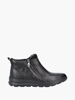 Rieker Damen Kurzstiefel Schwarz