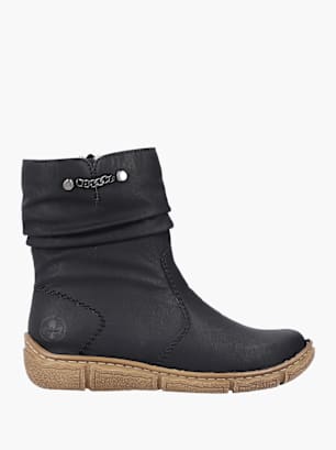 Rieker Damen Kurzstiefel Schwarz