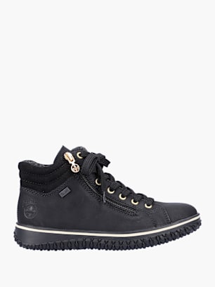 Rieker Damen Schnürstiefel Schwarz