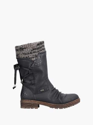 Rieker Damen Kurzstiefel Schwarz