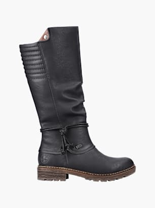 Rieker Damen Hochschaftstiefel Schwarz