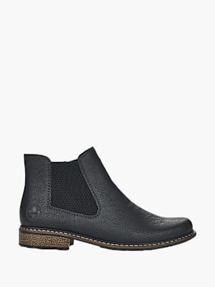 Rieker Damen Chelsea Boots Schwarz