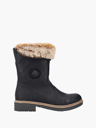 Rieker Damen Hochschaftstiefel Schwarz