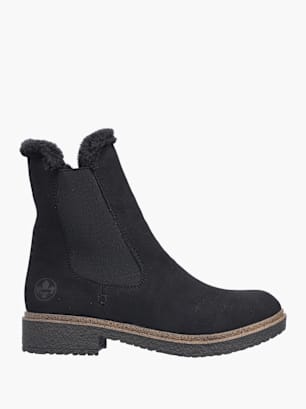 Rieker Damen Chelsea Boots Schwarz
