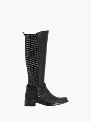 Rieker Damen Hochschaftstiefel Schwarz