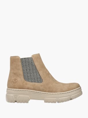 Rieker Damen Chelsea Boots Beige