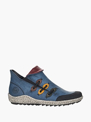 Rieker Damen Slipper Blau