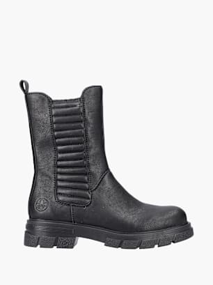 Rieker Damen Chelsea Boots Schwarz