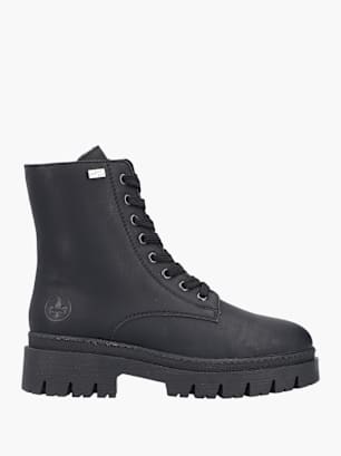 Rieker Damen Biker Boots Schwarz