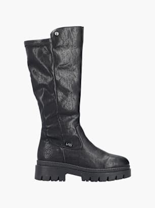 Rieker Damen Hochschaftstiefel Schwarz