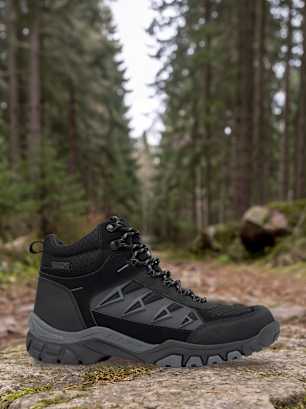 Landrover Lace-up boot black