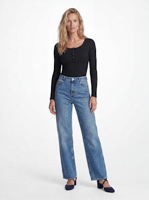 PIECES Jeans Blau