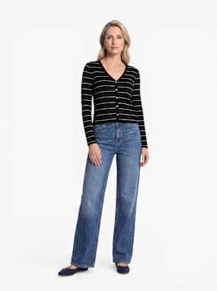 PIECES Strickpullover Schwarz