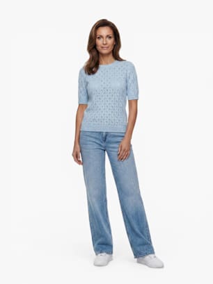 PIECES T-Shirt Hellblau