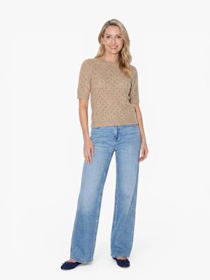 PIECES T-Shirt Taupe