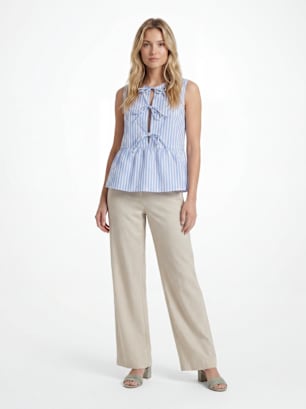 PIECES Top Hellblau