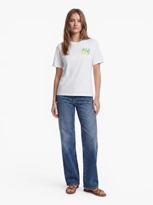 PIECES Tee-shirt Blanc