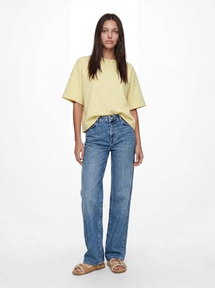 PIECES Tee-shirt Jaune