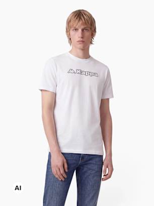 Kappa T-Shirt Weiß