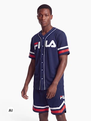 FILA Chemise Bleu foncé