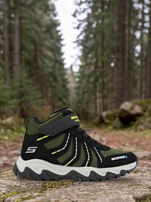 Skechers Ghete cu șireturi Negru