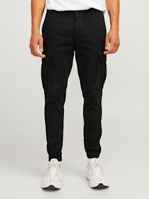 JJ Rebel Stoffhose Schwarz