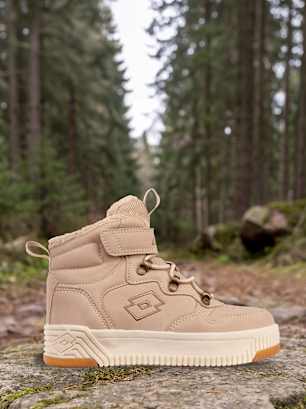 Lotto Bottes à lacets beige
