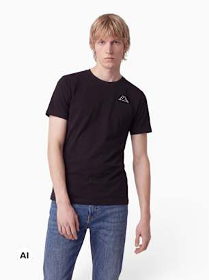 Kappa Tee-shirt noir