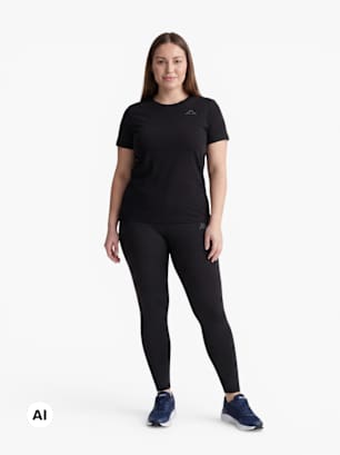 Kappa T-Shirt Schwarz