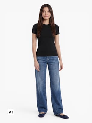 PIECES T-Shirt Schwarz