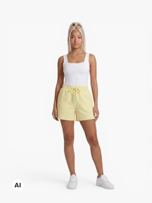PIECES Shorts Gelb