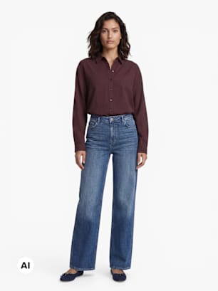 PIECES Bluse Bordeaux