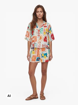 PIECES Bluse Orange