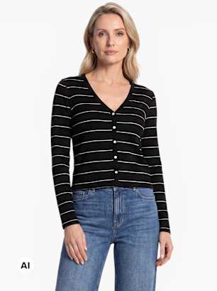 PIECES Strickpullover Schwarz