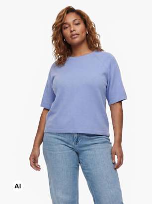 PIECES Tee-shirt Bleu clair