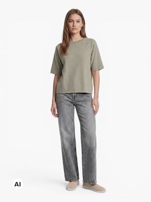 PIECES T-Shirt Creme