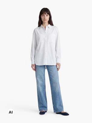 PIECES Bluse Weiß
