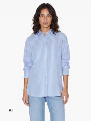 PIECES Bluse Hellblau
