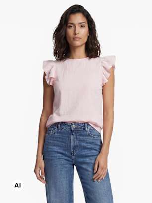 PIECES Top Rosa