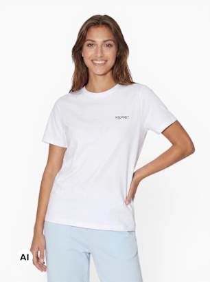 ESPRIT Tee-shirt Blanc