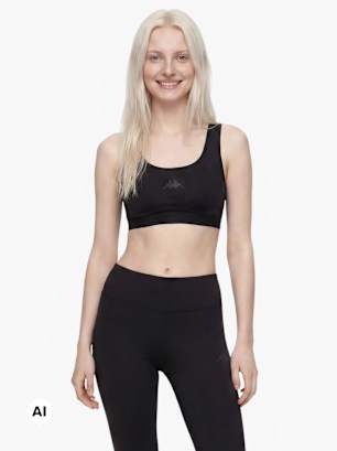 Kappa Sport-BH Schwarz
